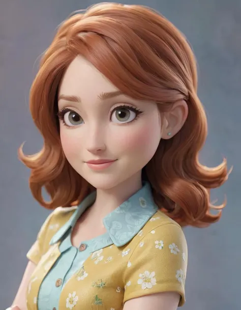 3D character.(Ellie Kemper as Erin Hannon:1.6), (caricature:0.2). bokeh, professional, 4k, highly detailed <lora:SamaritanEsdxl:0.45> (Pixar Render, CGI Animation, Disney:1.2) cute big circular reflective eyes, office, dof, (cinematic film), (adorably cheerful with an infectious smile:1.2)