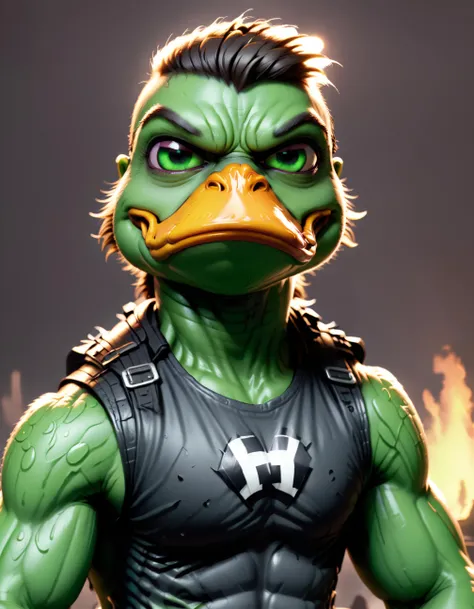 A duck as green hulk
<lora:perfection style:1> <lora:OtherStyle_02:1> <lora:SDXL_DFxnk_design:1>