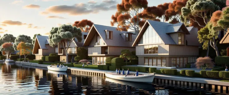 (masterpiece),(high quality), best quality, real,(realistic), super detailed, (full detail),(4k),8k,architecture,scenery, boat, outdoors, tree, building, watercraft, reflection, water, day, autumn leaves, bird, sky, river, house, window <lora:XSArchi_105-000005:0.6>