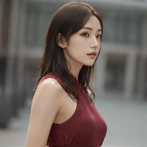 1girl, (korean mixed), close-up,(front),Portrait painting,HEADIMAGE, HIQCGBODY, photograpy, RAW, 8k, uhd, masterpiece, best quality, intricate details, finely detailed, (highly detailed face), (beautiful model and fit face), distant shot, full body shot, from side, Wild view, starry sky,rim lighting, dark, high contrast,  perfect fingers, large breasts, slim waist, long legs,  <lora:HEADIMAGE-14:0.8>, <lora:epiNoiseoffset_v2:0.6>, happy512,