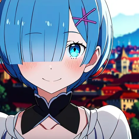 <lora:Oni_Sisters_v2:0.8>,
2girls:1.2, cowboy shot,
remrin, ramchi, blue eyes blue hair, hair over one eye,
smile, looking at viewer,, weird atmosphere, (best quality:1.1), (masterpiece:1.2), high quality shadow, beautiful detailed, (high detailed skin, skin details), (wide_landscape, 8k), beautiful face, detailed eyes, depth of field, dramatic light, best quality, highres, best shadow, best illumination,