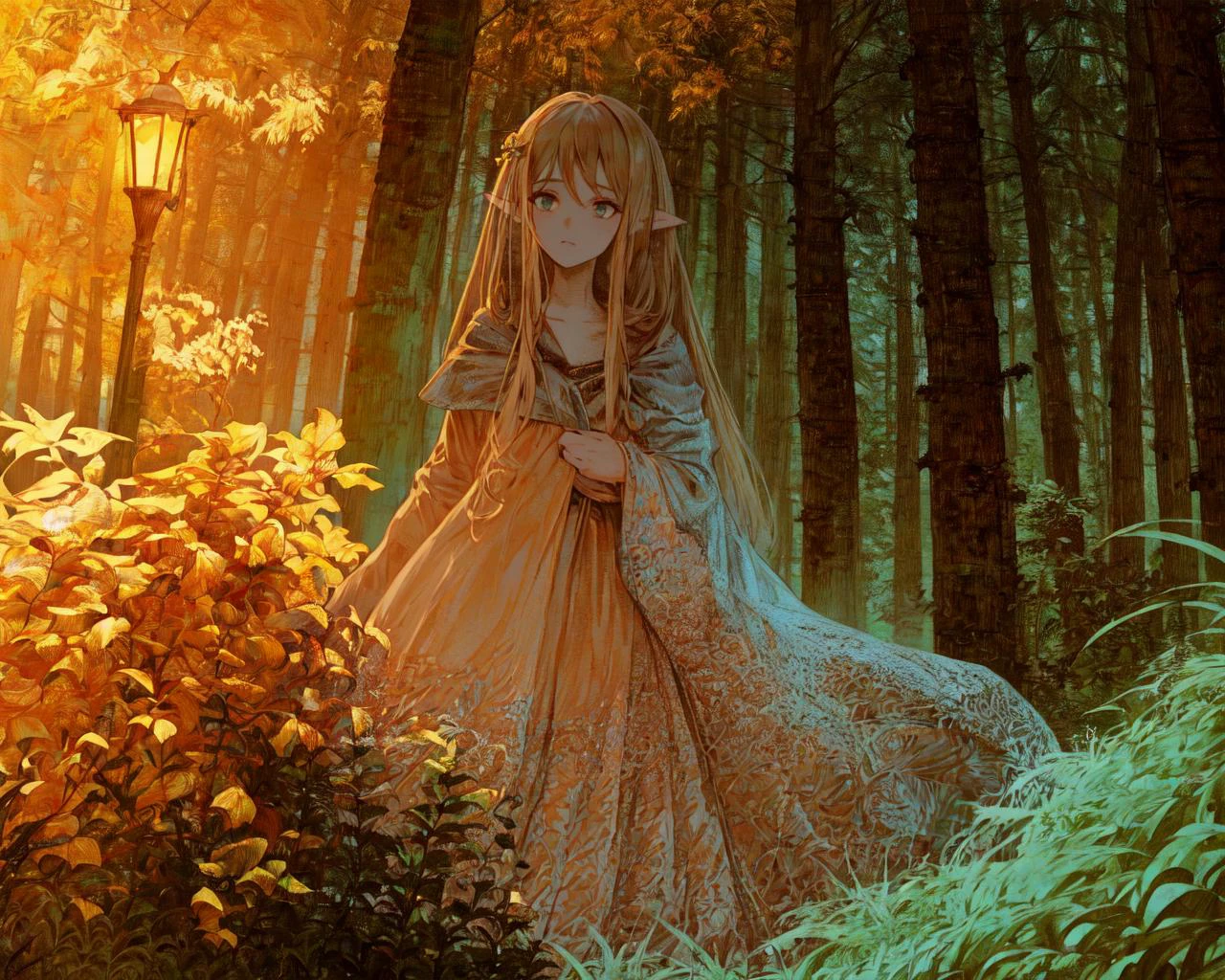 <lora:FFTJobs:0.8> group of adventurers walking in the forest along small faeries,
(masterpiece), best quality, highres, 4k, 8k, Detailed Illustration, intricate detail, cinematic lighting, amazing quality, 1girl, fit female, amazing shading, soft lighting, facing camera, perfect eyes