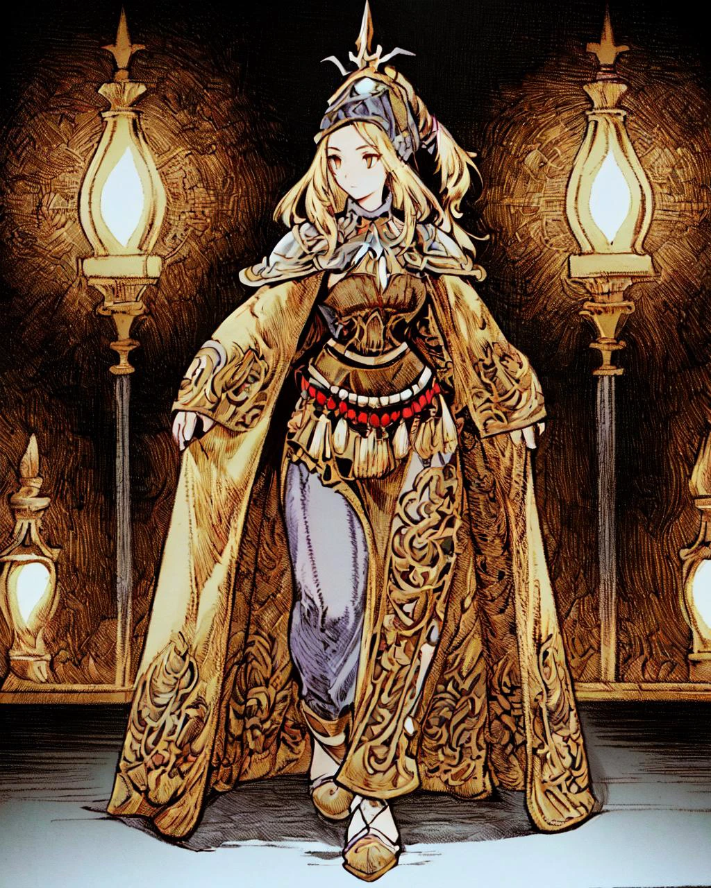 <lora:FFTJobs:0.9> female wizard, full body,
(masterpiece), best quality, highres, 4k, 8k, Detailed Illustration, intricate detail, cinematic lighting, amazing quality, 1girl, fit female, amazing shading, soft lighting, facing camera, perfect eyes