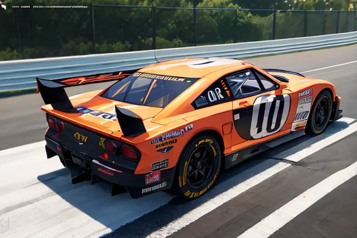 top quality, ray_tracing, 1car, racing
