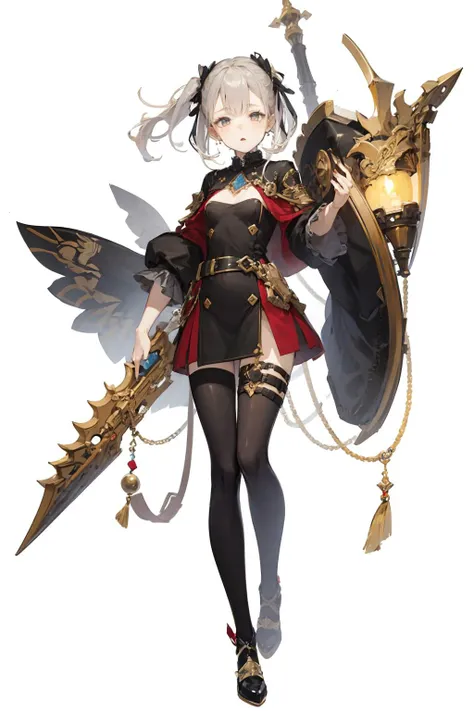 best quality, high quality, highres,high detial,rich details,1girl,full body, simple background <lyco:SINoALICE-000008:0.8>
