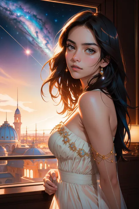 tv_Chastity_Kandepah_MXAI_v2, (landscape art designed by Charles-Amable Lenoir:1.1) , studio 3d blender render, professional wall Graffiti, masterpiece, medium wide shot of a traditional [Dwarven:Belle Époque:3] ([noodles:Andromeda galaxy:4]:1.3) , the noodles is very Crowded and Soothing, it is with Masculine details, it is in a Fairy-Tale setting, background is Lovely field, desolate cityscape and space, at Nighttime, soft focus, Vivid, Tranquil, Post-Impressionism, Motion blur, Selective focus, Hypersaturated, Movie concept art, Double Exposure, Highres, most beautiful artwork in the world, vibrant, cozy