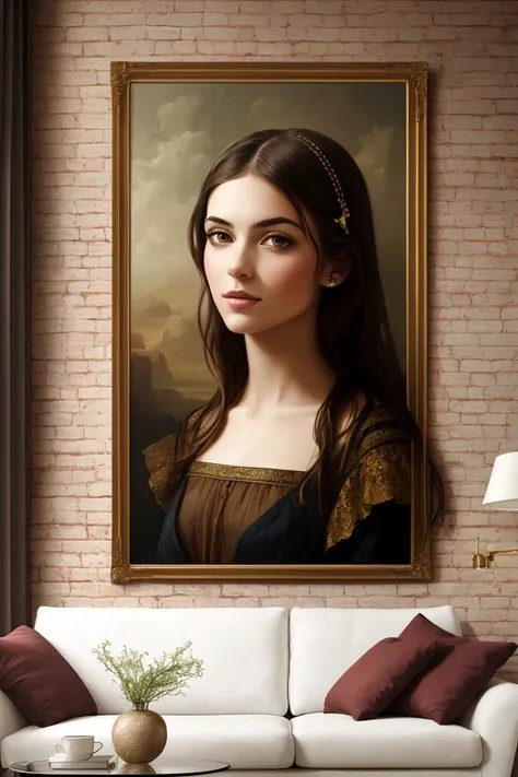 luxury painted wall, realistic,1girl, <lora:Nova-000003:0.15>,