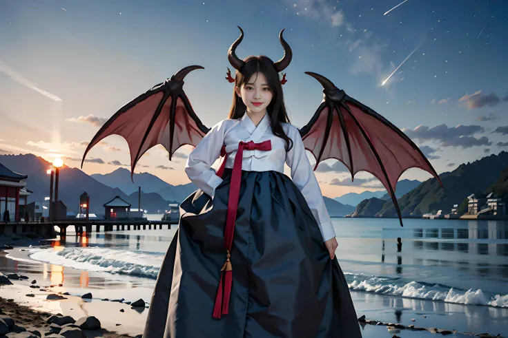 A princess with a dragon