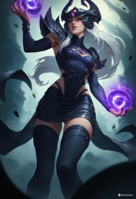 zPDXL, hi res
BREAK 1girl, syndranormal, headdress, purple eyes, thigh boots
<lora:scoreSlider_ponyXL_v10:1> <lora:Syndra_ponyXL_v10:1> <lora:LeagueOfLegends_ponyXL_v10:1>