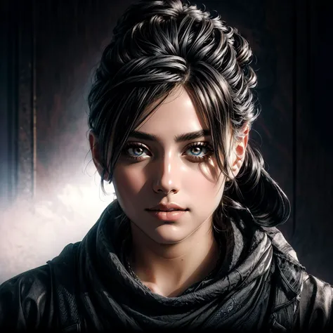 (masterpiece, best quality), intricate details, (Best quality)), ((masterpiece)), ((realistic)), (hyperrealism:1.2), (fractal art:1.2),
(1girl),<lyco:GoodHands-beta2:1>
<lora:wraithloratwo:1> wraithdefault hairstyle, (white eyes:1.4), wraithdefault bodysuit, black hair,
(perfect face:1.3), extreme detailed eyes, colorful, highest detailed,
vibrant colors, high contrast,
<lora:add_detail:1>, (8K UHD:1.2), (photorealistic:1.2), <lora:SurprisedBlankEyes4:0.8> blank eyes,