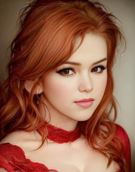 <lora:Isla Fisher:1>a((( realistic))) photo of a (((close-up))) portrait of Isla Fisher (((looking at camera))), (((wearing a red dress))),