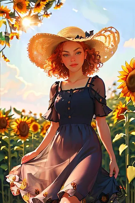 DEN_maryjane_gatasinbotas26,
(walking through a field of sunflowers wearing a (summer dress:1.3) and sun hat, field, sunflowers, summer, scenic:1.2),
bokeh, f1.4, 40mm, photorealistic, raw, 8k, textured skin, skin pores, intricate details <lora:epi_noiseoffset2:1>, epiCRealism <lora:ClothingAdjuster3:-1>