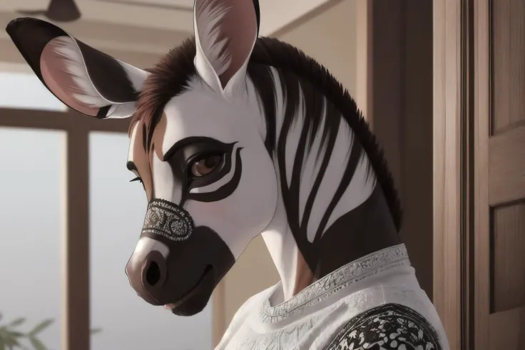 Okapi, anthro, intricate_detailed
