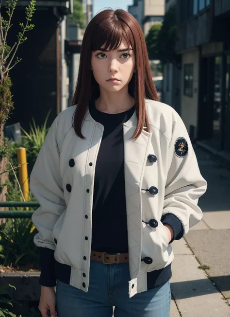 <lora:TengokuDaimakyouV2:0.6> KIRUKO \(TENGOKU DAIMAKYOU\), facing viewer,
brown hair, white jacket, blue jeans, black shirt, bust portrait, (closed mouth:1.3), frowning,
(postapocalyptic japan, moss and foliage growing in the city:1.2)
film grain, 4k, RAW, (high detailed skin:1), 8k uhd, dslr, soft lighting,
(masterpiece), (best quality:1.4), absurdres, (intricate details:0.2)