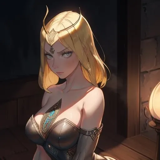 <lora:HillingQueen:0.8>,(hillingqueen:1.2),woman,Narrow nose,long nouse,,((BEST QUALITY)), ((MASTERPIECE)), ((HIGH RES)), ((CINEMATIC LIGHTING)), ((DETAILED)), (realistic shadows), warrior, Knight warrior helmet skyrim mask elder scrolls v nordic armor bethesda adam adamowicz illustration character design concept, cosplay, rpg portrait, intricate detail, harvest fall vibrancy