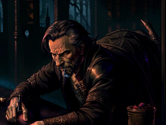 RAW wideangle photo, ((((And when Night Darkens the Streets then wander forth the ((Sons Of Belial)) flown with (insolence) and wine)))), epic, ominous, highly detailed, intricate environment, digital matte painting, street view, concept art, mystery, sharp focus, illustration, art by artgerm and greg rutkowski and magali villeneuve and alphonse mucha and rossdraws and wlop and craig mullins and James Jean and Andrei Riabovitchev and Marc Simonetti and peter mohrbacher, background by james jean and gustav klimt, light by John Salminen, 4k uhd image, octane render, awesome, 8k, award winning art, cinematic lighting, high detail, intricate, ethereal, magical, otherworldly, dark fantasy, cgsociety, hyperrealistic, dreamlike, inky, old age, hypermaximalist, <lora:theovercomer8sContrastFix_sd15:1>, (decay:1.3), (grit:1.3), (neglect:1.3), to8contrast style RFKTR_sinetempore
