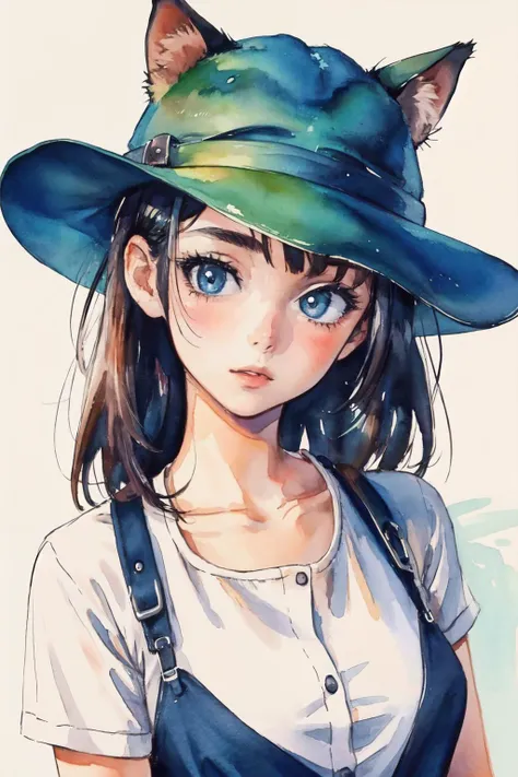 <lyco:niji-watercolor02:0.7> 1cat with 1girl,
(best quality, masterpiece, RAW photo,ultra-detailed:1.2), <lyco:GoodHands-beta2:1.0>,