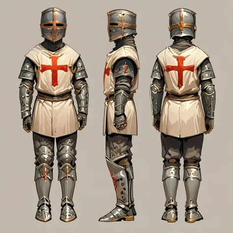 1man, templar, knight, helmet, source_anime, frond an side, multiple views, front and side <lora:character_sheet:0.9> <lora:Expressive_templar_0.2:1>, PonyXLV6_Scores