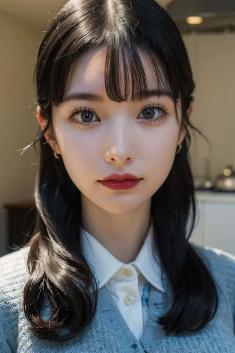 portrait of pika870, suspicious , wearing tailored , with Updo , background kitchen epic (photo, studio lighting, hard light, sony a7, 50 mm, matte skin, pores, colors, hyperdetailed, hyperrealistic), close up
<lora:pika870-15:0.9>