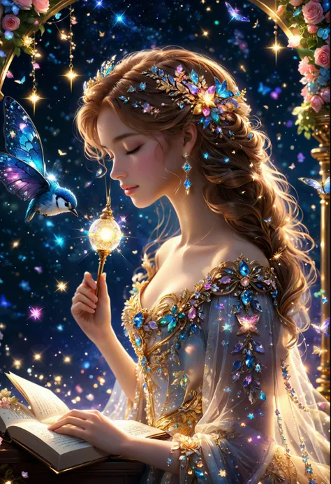 dreamy, ultra-detailed, masterpiece, extremely detailed CG unity 8k wallpaper, best quality, <lora:clearHandExtract:0.8>, <lora:SDXLFaeTastic2400:0.4>, Faetastic,