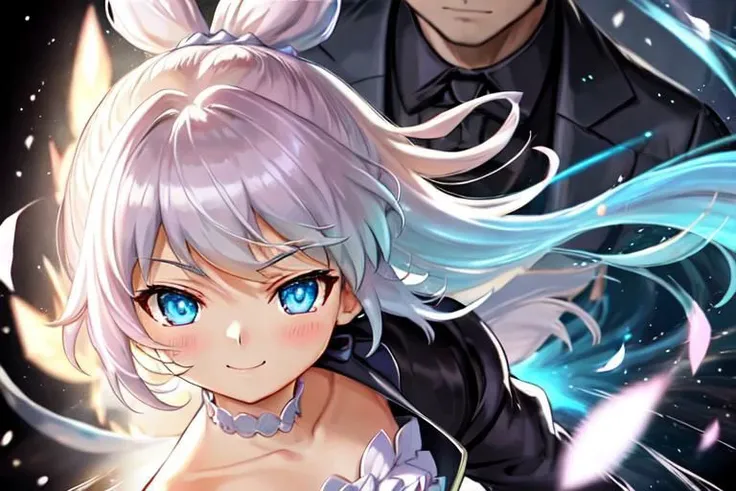 {{{masterpiece}}}, {{{best quality}}}, {{ultra-detailed}}, (unity 8k wallpaper), {illustration}, (anime style), intricate, fluid simulation, high shutterspeed, sharp edges. {{glossy}}, {{Smooth}},
girl and boy ballroomdancing in face to face, from side,
{(girl wearing A-line-dress)}, {boy wearing tuxedo}, (standard holds), (face to face),
in the ballroom, looking away, Dancing, dynamic, active, lively, smile, {{detailed eyes}},
BREAK
{{{masterpiece}}}, {{{best quality}}}, {{ultra-detailed}}, {illustration}, {{an extremely delicate and beautiful}},
anime style, key visual, studio anime, intricate, (highly detailed), fluid simulation, high shutterspeed, sharp edges.
Create a 4DCG girl and boy waltz at ballroom dancing in standard holds in the best quality.