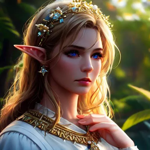 blonde, elf, waterfall, elegant pose, character portrait,  4k wallpaper, aesthetic, masterpiece, award-winning photography, macro photography vivid colors,  atmospheric, cinematic, moody, rule of thirds, majestic, detailed, perfect anatomy cowboy shot,  superb, 8k wallpaper, extremely detailed, intricate, unreal engine 5, volumetric lighting, realistic, realistic lighting, cinematic, 4k, cinematic lighting, 8k, depth of field, 3d, masterpiece, perfect, award-winning, hyper-detailed, photorealistic, ultra realistic, realistic light, hard lighting, intricate details, stop motion,  sharp focus, hyper detailed, detailed eyes, eyes focus,  (extremely detailed CG unity 8k wallpaper:1.1), (mid shot1.25), (portrait:1.25), (solo:1.2), 1girl, (beautiful face:1.15), (nixeu_soft:0.7), (nixeu_white:0.7),