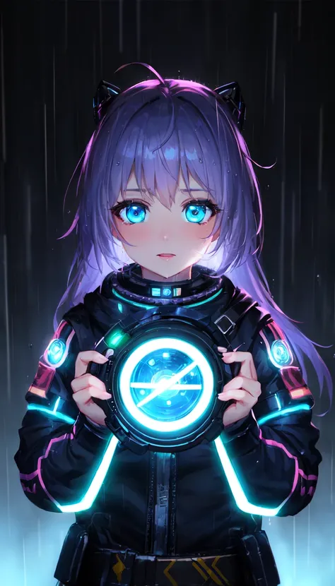 1girl, tabi style, deatiled background, 8k, hires, epic, cyuberpunk,glowing, raining
