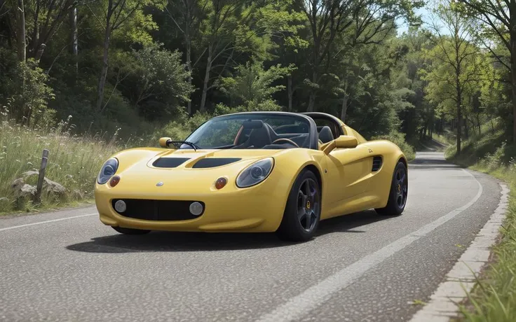 Gorgeously rendered 4k high-definition nighttime photograph of a hyper-realistic matte black 99elise speeding through a narrow opening in a dark dense forest (((at night))), HDR, sharp focus, (motion blur), <lora:99elise:0.45>