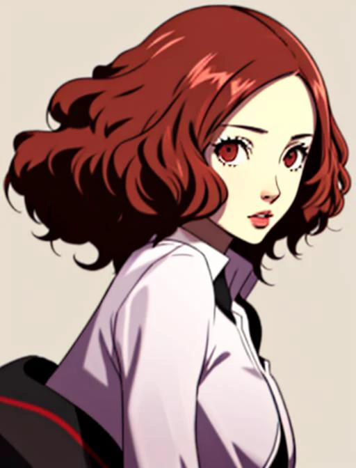 1girl,dsharu,dynamic poses,brown hair,,slender,round face,lipstick,multicolored eyes,big breasts,casual clothes,<lora:last:1>,