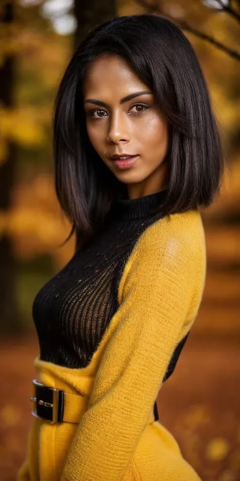 portrait of isabella_chrystin,
((best quality)), ((masterpiece)), ((hyper-realistic)), (ultra-detailed), photo, high quality,
looking at the viewer,
black knitted sweater,
black pants,
belt,
textured bob hairstyle,
(wearing opened pale color coat),
walking pose,
makeup, mascara,
beautiful tree with red and yellow leaves, intricate detail, sunny weather, natural lighting,
outdoor, autumn park, warm colors,
(bokeh),(detailed), (intricate), (cinematic lighting), (sharp focus on eyes), (skin texture:1.2),
(highly detailed face, realistic skin texture),
fujifilm xt3, natural skin texture, by holly randall,
<lora:isabella_chrystin:0.9>, <lora:add_detail:0.4>, <lora:more_details:0.5>,
