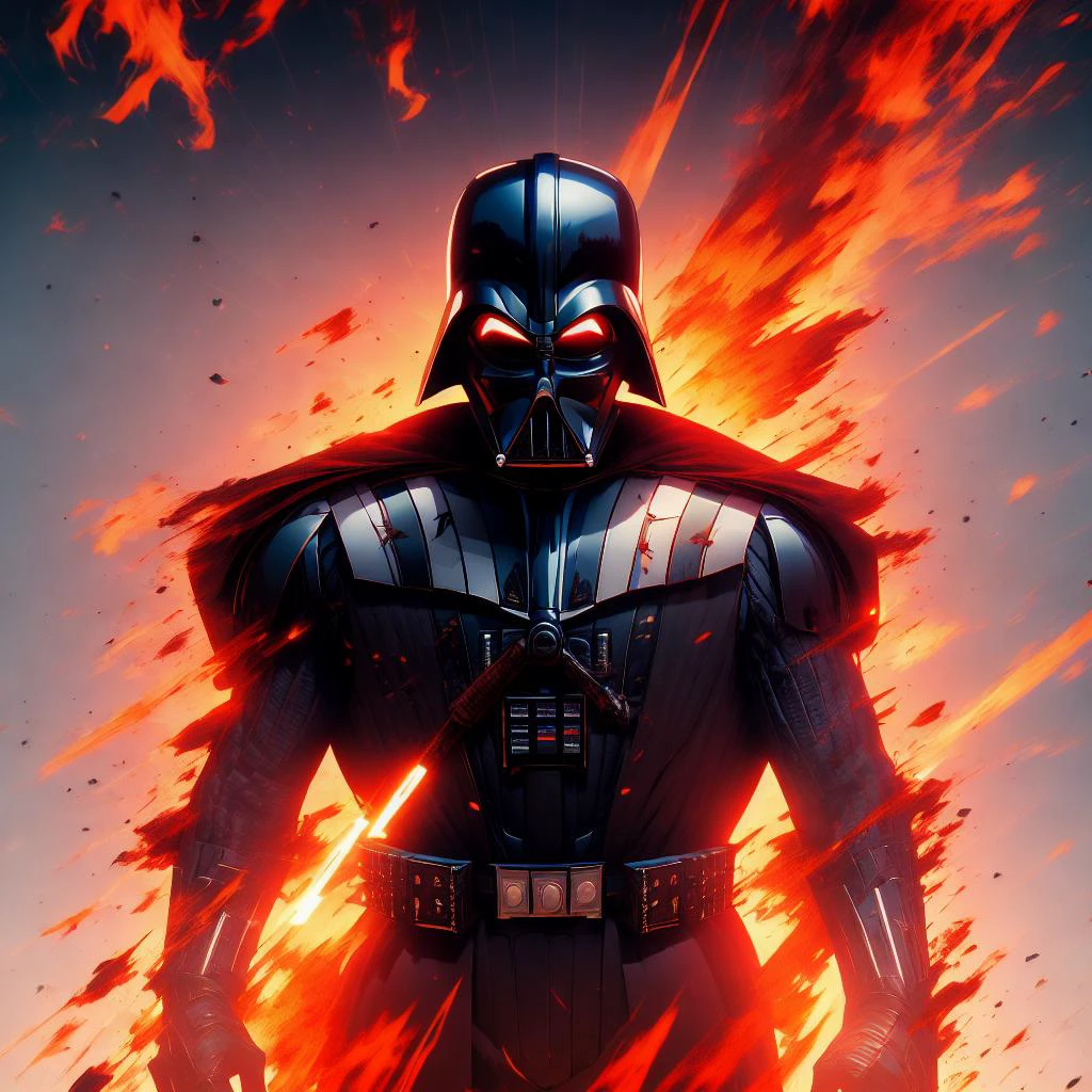 dart vader, by artgerm, cinematic 4k wallpaper,ultra detailed, high resolution, artstation, award winning, <lora:Darth_Vader-KK77-V1:0.8> darth vader, <lora:r1ge - AnimeRage:1> , r1ge