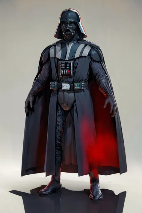 best quality, Mature male, Full body shot, <lora:Darth_Vader-KK77-V1:.95> Darth Vader