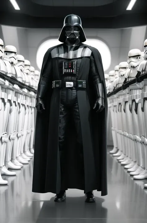 darth vader,standing in front of a group of storm troopers in a room, no_humans, stairs, statue, traditional_media
hood, hood_up, boots, darth vader helmet,cape,
<lora:Agent47_hitman-KK77-V1:0.1>,<lora:Darth_Vader-KK77-V1:0.7>,darth vader,
1 Man, looking at viewer,(closed mouth:1.0),
NSFW,official art,extremely detailed CG unity 8k wallpaper, perfect lighting,Colorful, Bright_Front_face_Lighting,
(masterpiece:1.0),(best_quality:1.0), ultra high res,4K,ultra-detailed,
photography, 8K, HDR, highres, absurdres:1.2, Kodak portra 400, film grain, blurry background, bokeh:1.2, lens flare, (vibrant_color:1.2)