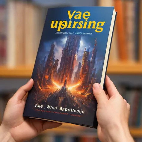 photo of book with title "VAE uprising"