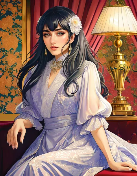 (Anime artwork); Mimi Keene; rich background <lora:add-detail-xl:1.0>