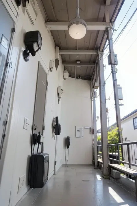 best quality, ultra-detailed, illustration,
rouka, scenery, door, day, outdoors, door, ceiling, ceiling lights,
<lora:JPNApartment_SD15_V1_DIM4:1>