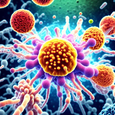 (bacterium style:1) <lora:Bacterium:0.8>