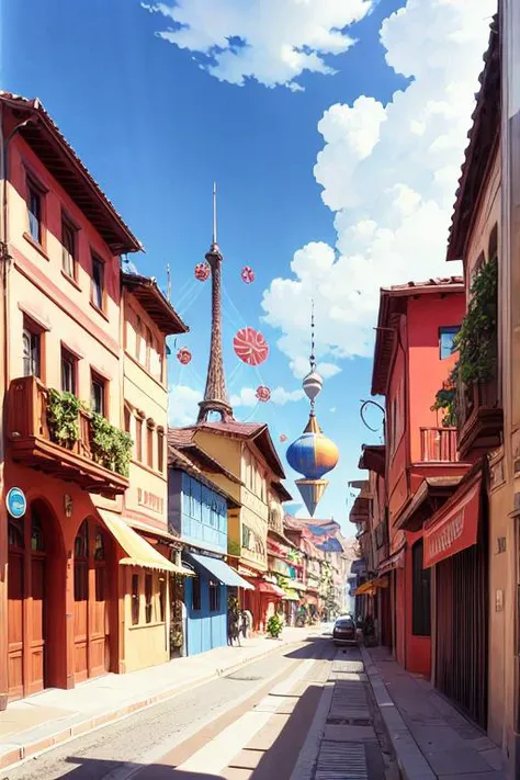 extremely delicate and beautiful,depth of field,amazing,masterpiece,growth,ultra-detailed, highly, Amazing finely detail,
city street,