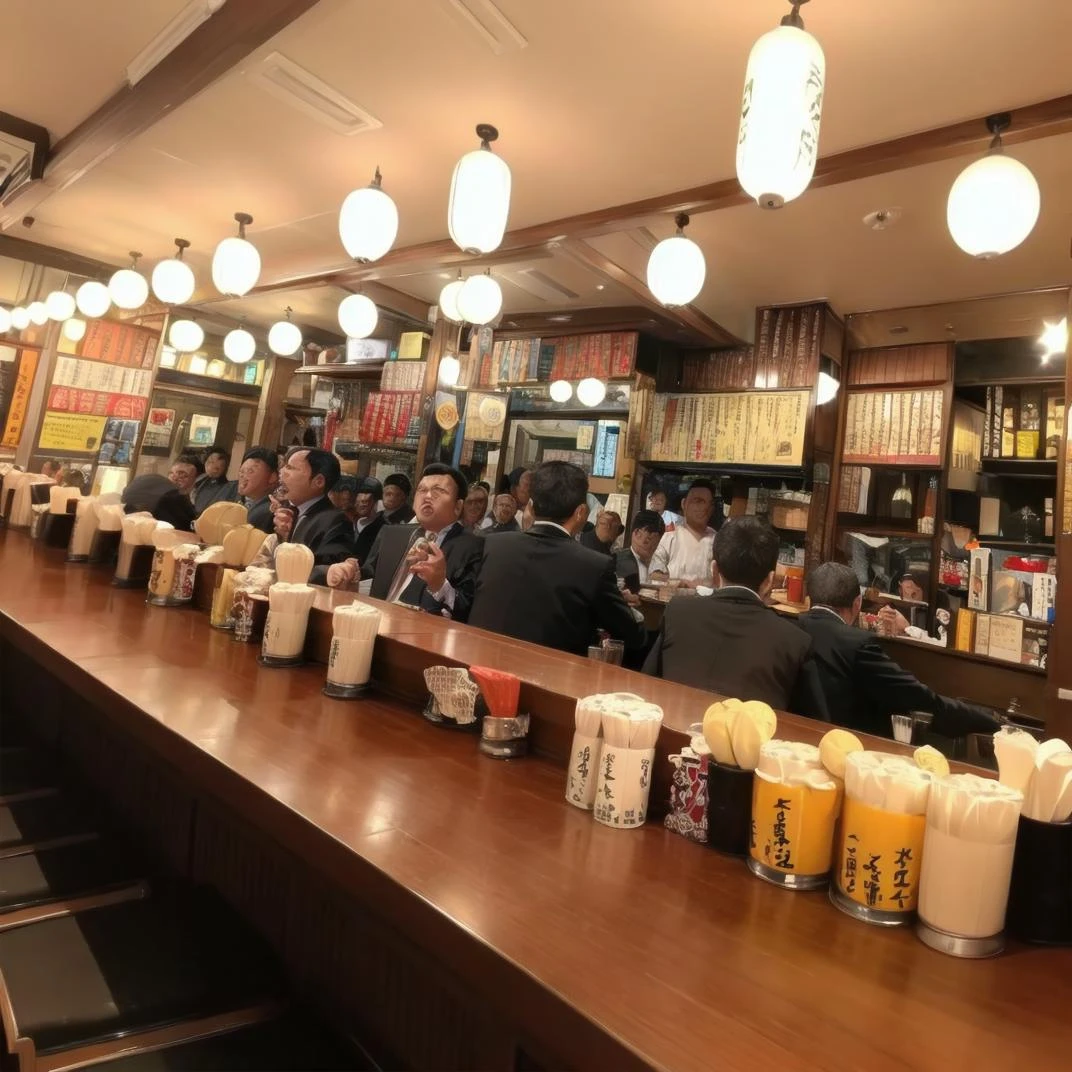 大衆酒場の店内 / Inside a popular Japanese Tavern SD15