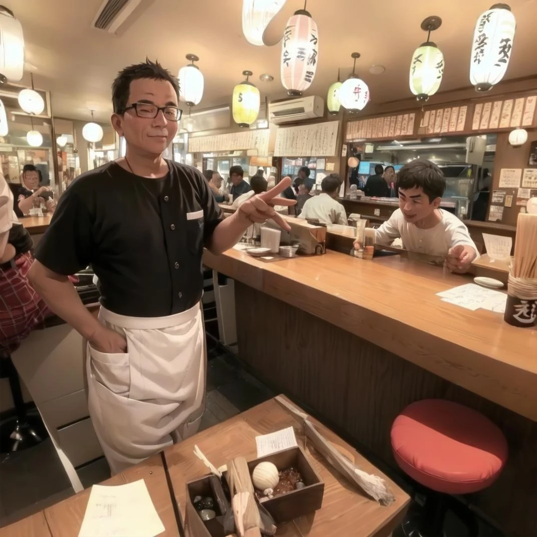 大衆酒場の店内 / Inside a popular Japanese Tavern SD15
