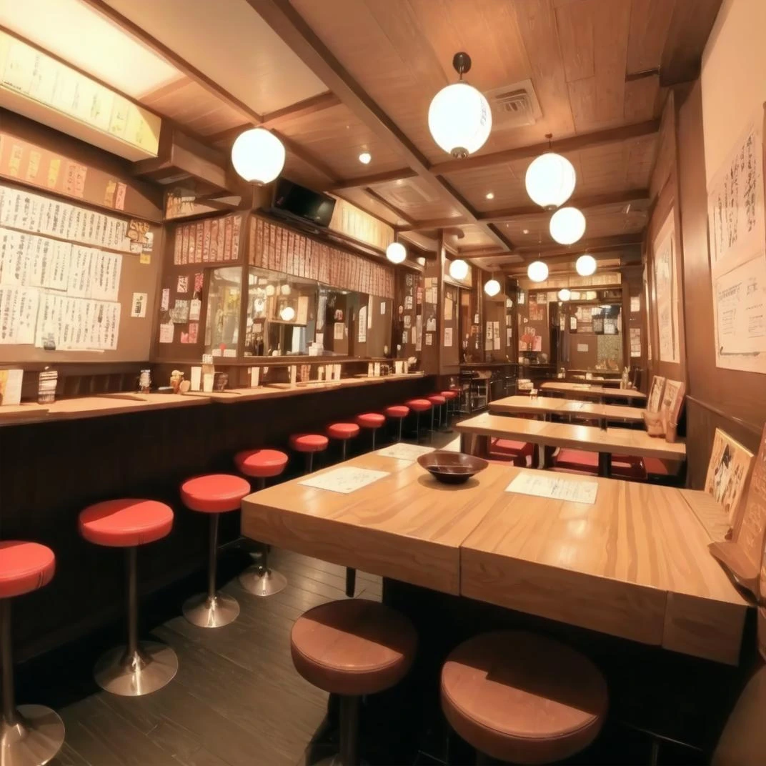 大衆酒場の店内 / Inside a popular Japanese Tavern SD15