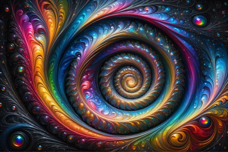 universe, psychedelic, black hole, neons