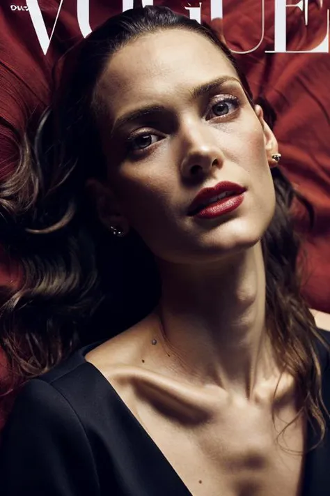 <lyco:locon_winonaryder_v1_from_v1_64_32:1.4> sks woman, high fashion, elegant clothing, closeup, headshot torso portrait, picture,long straight hair,vogue,harpers bazaar,at sunset,detailed face,good anatomy,modelshoot style,masterpiece,photo, shot by annie liebovitz,absurdres, (viewed from slightly above ),