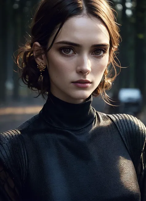 A stunning intricate full color portrait of (sks woman:1), wearing a black turtleneck, epic character composition, by ilya kuvshinov, alessio albi, nina masic, sharp focus, natural lighting, subsurface scattering, f2, 35mm, film grain, <lora:locon_winonaryder_v1_from_v1_64_32:1>