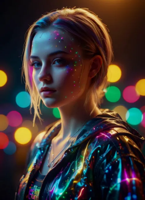 hyperrealistic art cinematic photo <lora:dataviz_style_xl_v1:0.78> dataviz style (in focus) (full body shot) a raver girl, colorful, <lora:Broken_Lava_Lamp:0.35> ais-brknlvlmp <lora:- SDXL - conrtneo _neon-concrete _V1.0:0.64> conrtneo, . 35mm photograph, film, bokeh, professional, 4k, highly detailed, subsurface scattering, Photorealistic, Hyperrealistic, analog style, realistic, film photography, soft lighting, heavy shadow . extremely high-resolution details, photographic, realism pushed to extreme, fine texture, incredibly lifelike