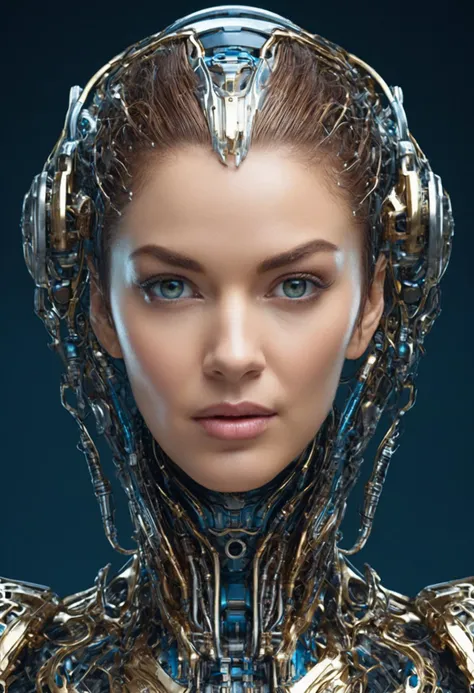 ohwxbl woman <lora:brittlower-ohwxbl:1> masterpiece, biomechanical style , blend of organic and mechanical elements, futuristic, cybernetic, detailed, intricate, absolutely real photo+++