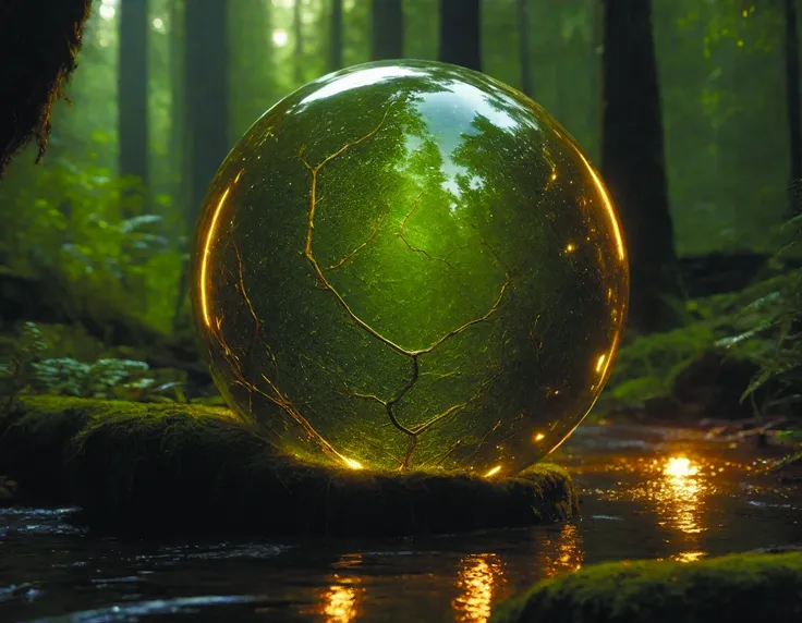 The Golden Ratio,God entity,photorealistic,wet forest vibrant greens,colors,orbs,Auras,patterns,cinematic lighting hyperrealistic,intricate,octane,4k,LuxTechAI <lora:LuxTechAIv2p:0.8>,by diegocr