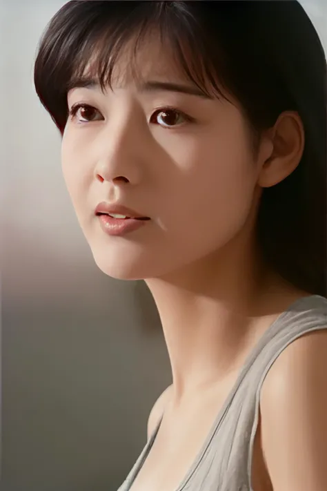 1girl, vivian chow,close up, upper body, realistic, masterpiece, <lora:vivian_chow:0.7>