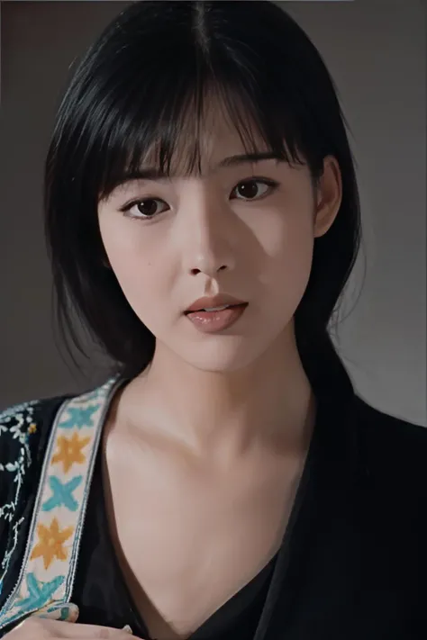 1girl, vivian chow,close up, upper body, realistic, masterpiece, <lora:vivian_chow:0.7>