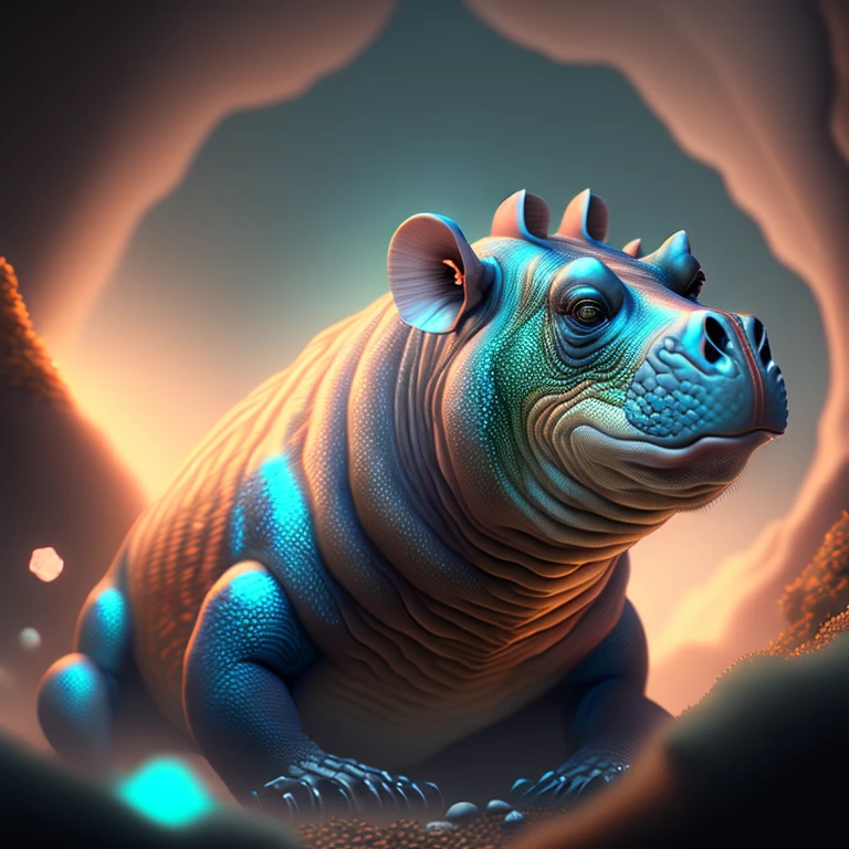 masterpiece portrait of a marble-colored-colored (earth-elemental:1.6) based cute fantastic creature looking at the viewer, ((small surprised-looking eyes, white-colored eyes)), ((edgy-textured body)) (((salamander-body))) (((hippo-head))), (((in a cave))) (((earth-particles floating))), looking at the viewer,bloom caustics volumetric lighting pixar cute (((glow))) 8k uhd hdr masterpiece,octane,blender,ArtStation,particles,pokemon,arcane,league of legends,((volumetric lighting)), ((caustics:1.4)),((bloom:1.2)), CGSociety,hair,fur,bokeh,anime,((volumetric fog:1.2)),unreal,fluffy hair strands,sligthly bloomy blur ,((looking at viewer)) <lora:djzJohnsonDesu108Models_v21768V2420Epoch2:1>, volumetric fog, volumetric lighting